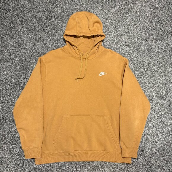 Nike Club Fleece Gold Hoodie (BV2654-772), Size XL - Picture 1 of 4